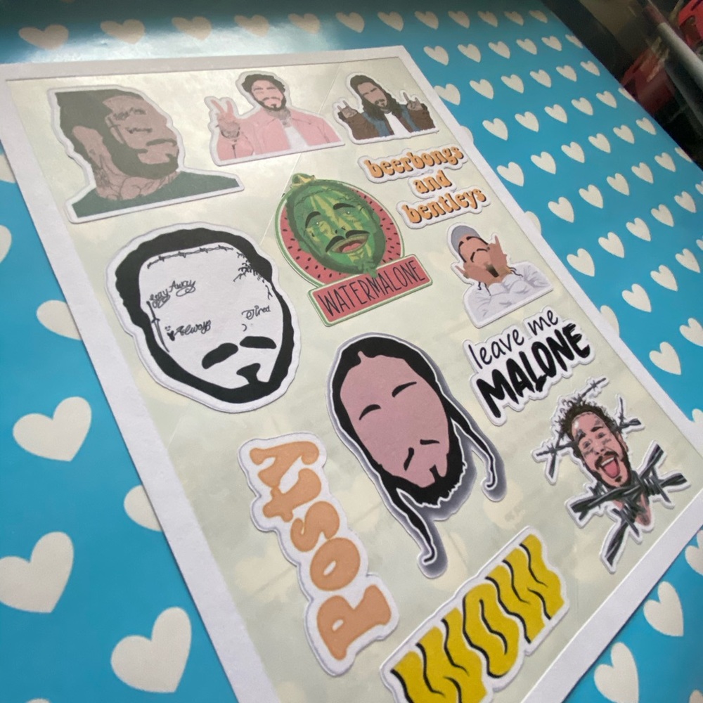 Post Malone Stickers - Picture 3 of 7